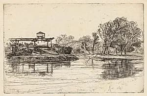 Kew by Francis Seymour Haden (British, 1818–1910)