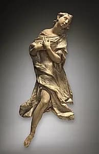 Kneeling Angel by Ignaz Günther (German, 1725–1775)