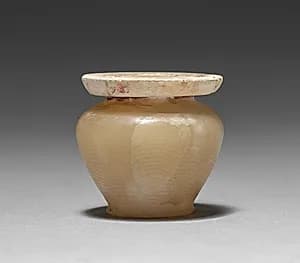 Kohl Jar with Lid by Unknown Artist
