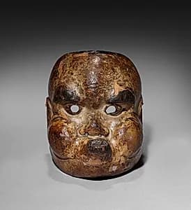 Kyogen Mask: Whistler by Unknown Artist
