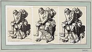 La Correspondance au front by Auguste Louis Lepère (French, 1849–1918)