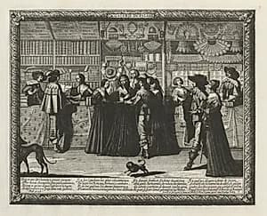 La Galerie du Paris by Abraham Bosse (French, 1602–1676)