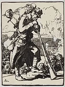 La Retraite après Charleroi... by Auguste Louis Lepère (French, 1849–1918)