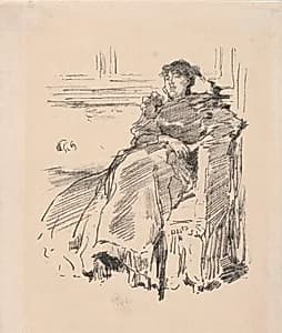 La Robe Rouge by James McNeill Whistler (American, 1834–1903)