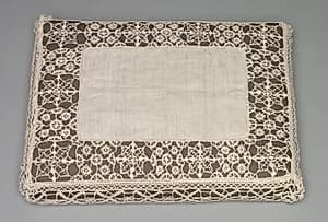 Lace Pillow Cover by Unknown Artist