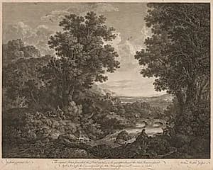 Landscape by William Woollett (British, 1735–1785)