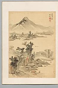Landscape by Uragami Shunkin (Japanese, 1779–1846)