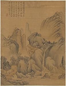 Landscape by Zhai Dakun (Chinese, d. 1804)