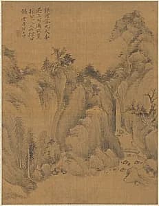Landscape by Zhai Dakun (Chinese, d. 1804)