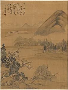 Landscape by Zhai Dakun (Chinese, d. 1804)