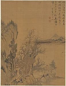 Landscape by Zhai Dakun (Chinese, d. 1804)