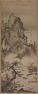 Landscape by Judō (Japanese, active 16th century)
