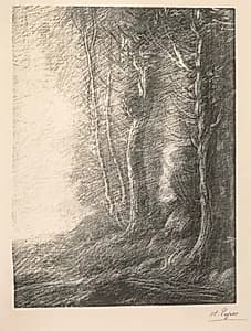 Landscape (Paysage) by Alphonse Legros (French, 1837–1911)
