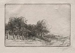 Landscape (Un Paysage) by Alphonse Legros (French, 1837–1911)