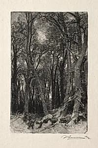 Le Bas Bréau by Auguste Louis Lepère (French, 1849–1918)
