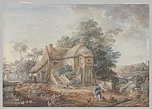 Le Petit Trianon, Versailles by Louis-Nicolas van Blarenberghe (French, 1716–1812)