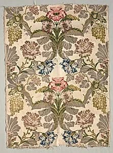 Length of Brocade Textile by Unknown Artist