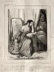Les Actrices:  Le Rôle by Paul Gavarni (French, 1804–1866)