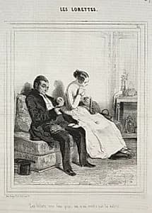 Les Lorettes by Paul Gavarni (French, 1804–1866)