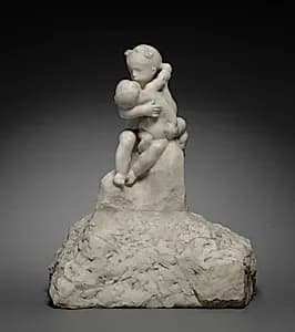 Little Brother and Sister by Auguste Rodin (French, 1840–1917)