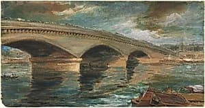London Bridge by James Holland (British, 1800–1870)