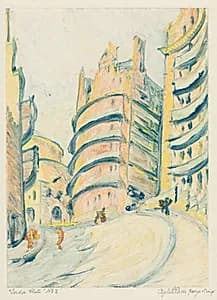 London Flats No 2 by Cyril E. Power (British, 1872–1951)