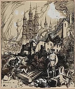 Louvain by Auguste Louis Lepère (French, 1849–1918)