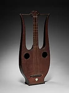 Lyre Guitar by Unknown Artist