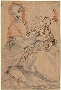 Madonna and Child by Jacopo Chimenti (Italian, c. 1554–1640)