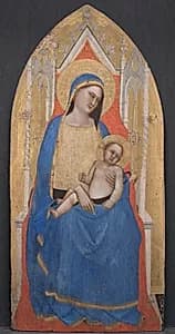 Madonna and Child Enthroned by Master of San Lucchese (Italian, c. 1335–1380)