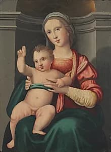 Madonna and Child in a Niche by Antonio del Ceraiolo (Italian)