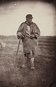 Man with Walking Stick by Auguste Giraudon's Artist (French)