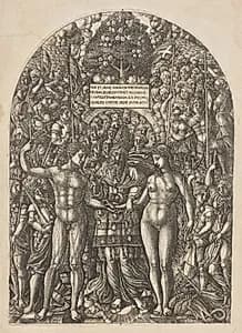 Marriage of Adam and Eve by Jean Duvet (French, 1485–1561)