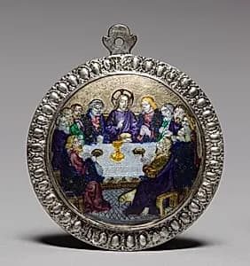 Medallion: The Last Supper by Unknown Artist