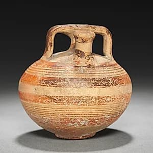 Miniature Stirrup Jar by Unknown Artist