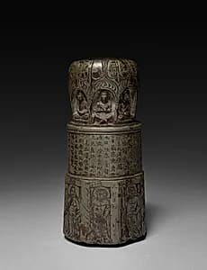 Miniature Votive Stupa by Unknown Artist