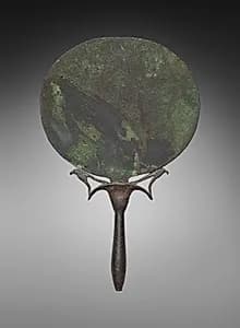Mirror with Falcons by Unknown Artist