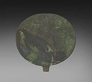 Mirror with Falcons by Unknown Artist