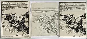 Mitrailleurs anglais by Auguste Louis Lepère (French, 1849–1918)