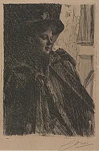Mme. Olga Bratt by Anders Zorn (Swedish, 1860–1920)