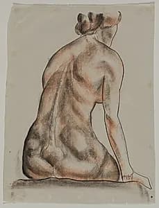 Model at the Club by William S. Gisch (American, 1906–1989)