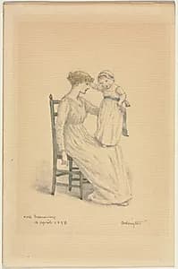Mother and Child by Kate Greenaway (British, 1846–1901)