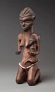 Mother-and-Child Figure by Unknown Artist