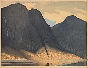 [Mountain View with Water] by Edward Louis Laurenson (British, 1868–1940)
