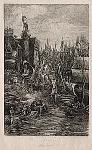 My Dream by Rodolphe Bresdin (French, 1822–1885)