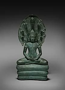 Naga-Enthroned Buddha by Unknown Artist
