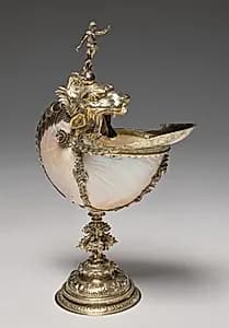 Nautilus Cup by Cornelis Jansz van der Burch (Dutch, active in Delft, d. 1615)