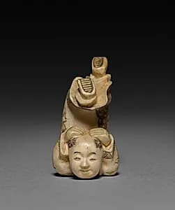Netsuke of Child by Unknown Artist