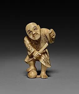 Netsuke of Man by Unknown Artist