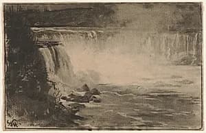 Niagara Falls by William Morris Hunt (American, 1824–1879)